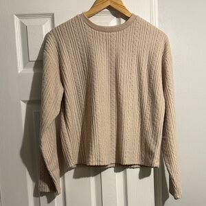 Women's Beige Philosophy Sweater
